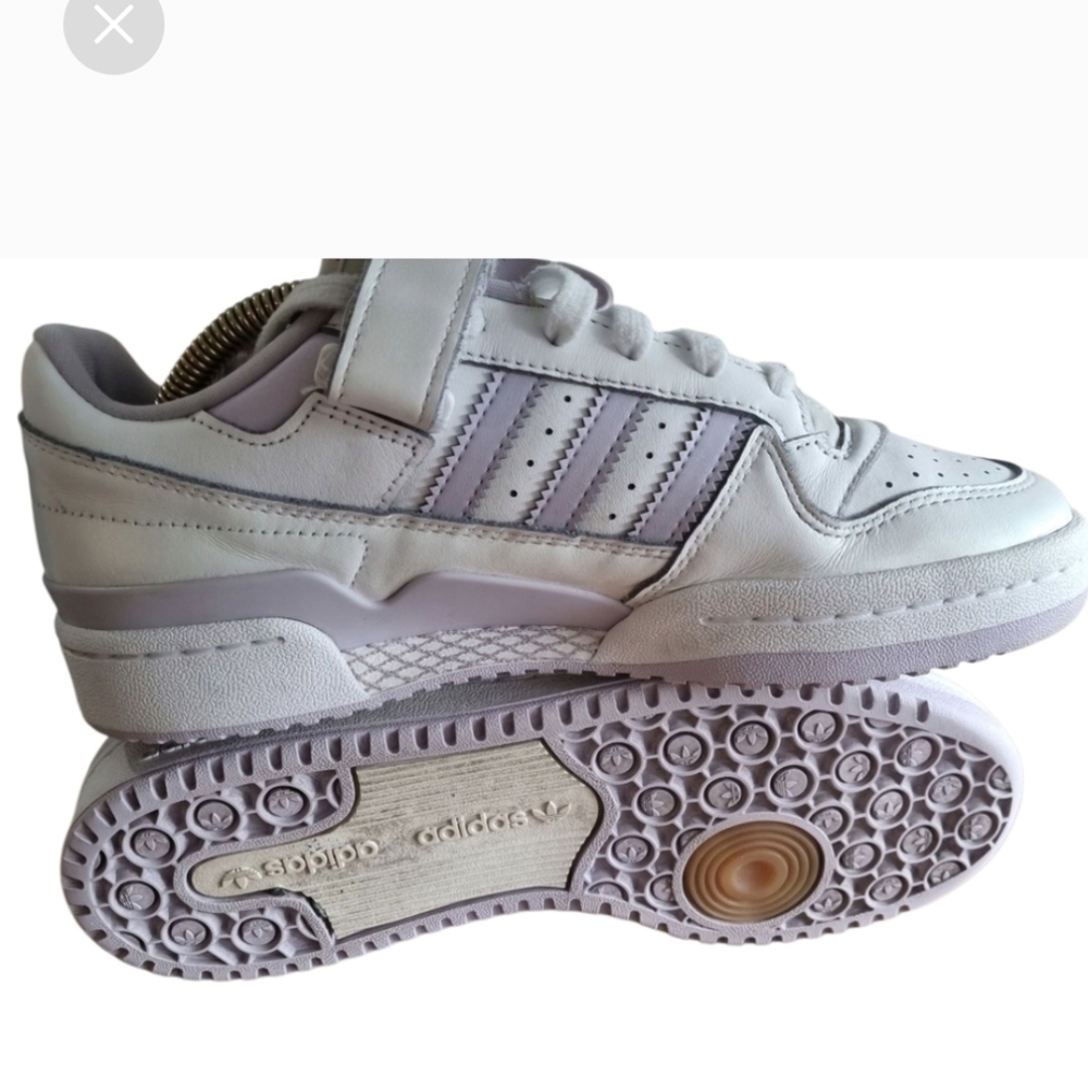Adidas White and Gray Sneakers